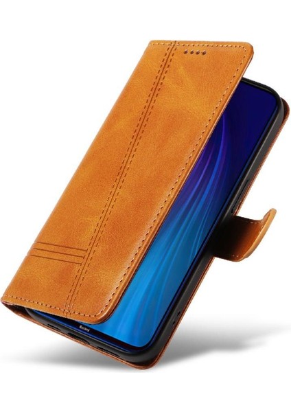 Kredi Kartı Yuvası ile Xiaomi Redmi Not 8t Için Filp Durumda Cüzdan Telefon Kılıfı (Yurt Dışından)