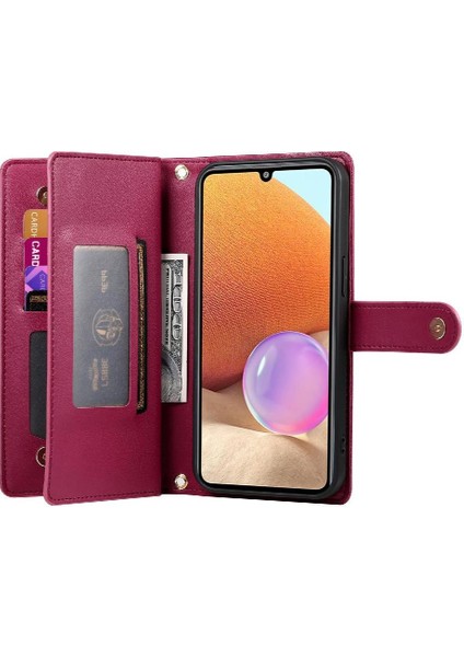 Samsung Galaxy A32 4g Çok Fonksiyonlu Iş Standı Kayışı Için Flip Case (Yurt Dışından) fırsatları
