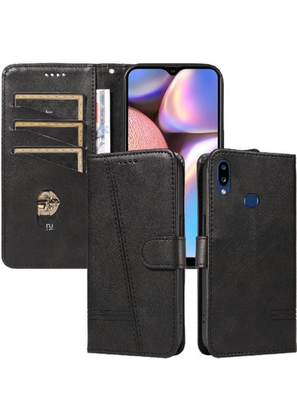 Samsung Galaxy A10S Için Kredi Kartı Yuvası ile Cüzdan Telefon Kılıfı (Yurt Dışından)
