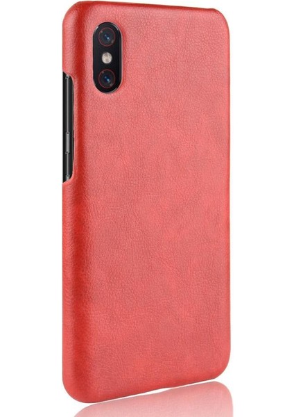 Retro Kılıf Için Xiaomi Mi 8 Pro Lychee Desen Koruyucu Kapak Retro Anti (Yurt Dışından)