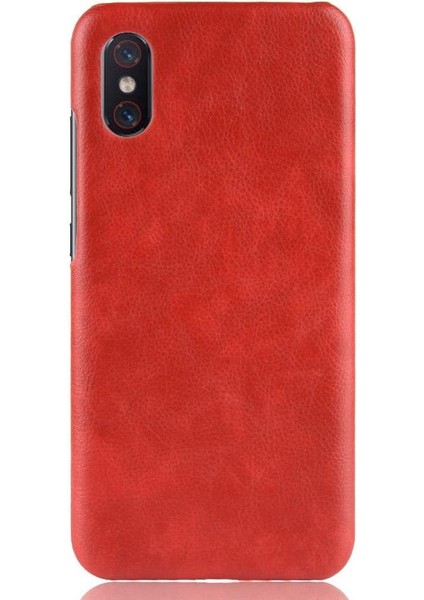 Retro Kılıf Için Xiaomi Mi 8 Pro Lychee Desen Koruyucu Kapak Retro Anti (Yurt Dışından)