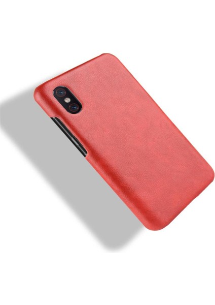 Retro Kılıf Için Xiaomi Mi 8 Pro Lychee Desen Koruyucu Kapak Retro Anti (Yurt Dışından)