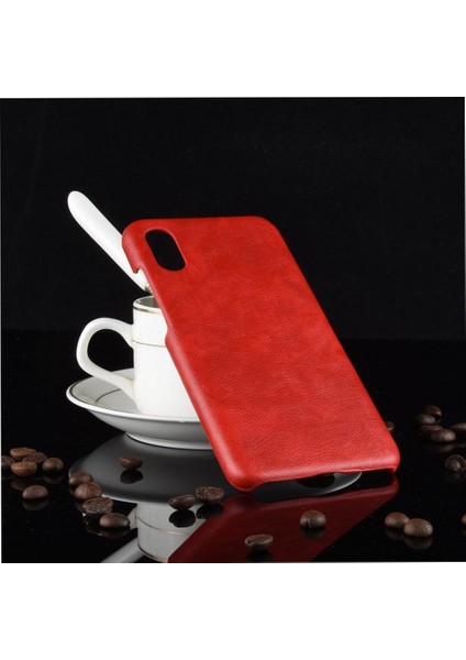 Retro Kılıf Için Xiaomi Mi 8 Pro Lychee Desen Koruyucu Kapak Retro Anti (Yurt Dışından)