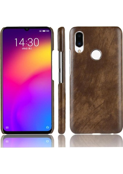 Meizu Not 9 Için Retro Kılıf Retro Koruyucu Kapak Lychee Desen Anti (Yurt Dışından)