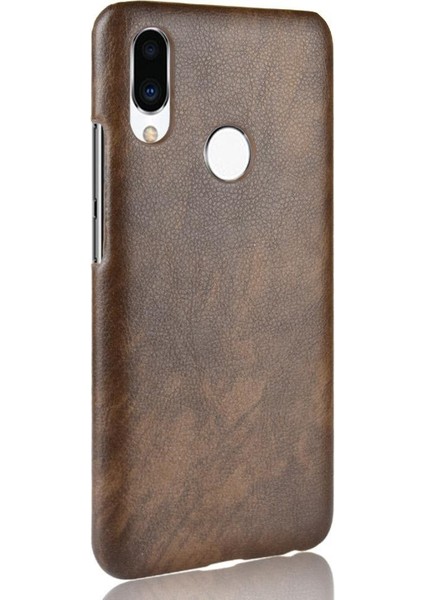 Meizu Not 9 Için Retro Kılıf Retro Koruyucu Kapak Lychee Desen Anti (Yurt Dışından)