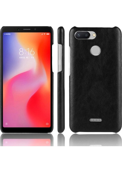 Retro Kılıf Xiaomi Redmi Için 6 Retro Lychee Desen Koruyucu Kapak Anti (Yurt Dışından)