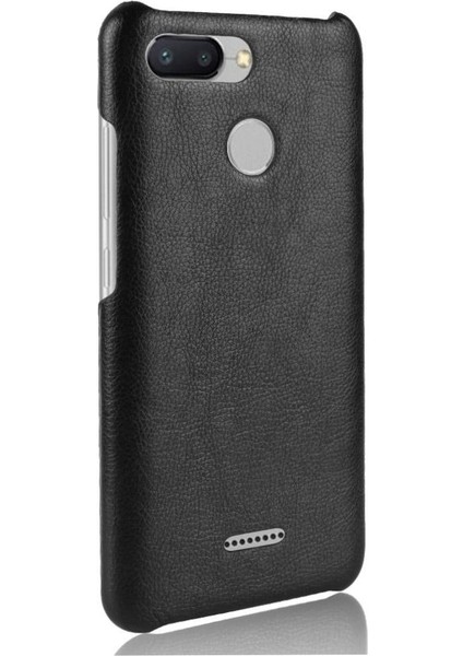 Retro Kılıf Xiaomi Redmi Için 6 Retro Lychee Desen Koruyucu Kapak Anti (Yurt Dışından)