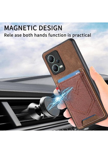Xiaomi Redmi Için Not 12 5g Kot Cep Tasarım Manyetik Araç Montaj (Yurt Dışından)