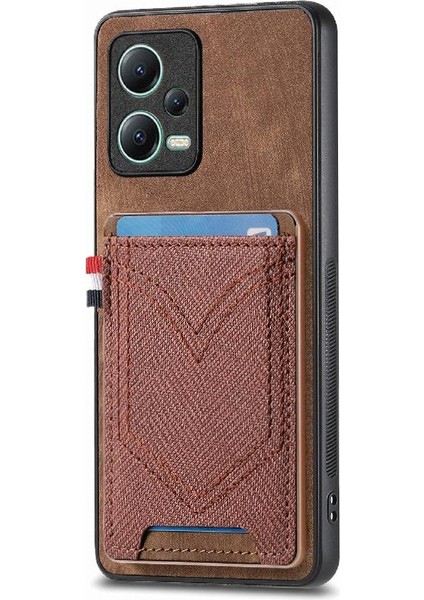 Xiaomi Redmi Için Not 12 5g Kot Cep Tasarım Manyetik Araç Montaj (Yurt Dışından)