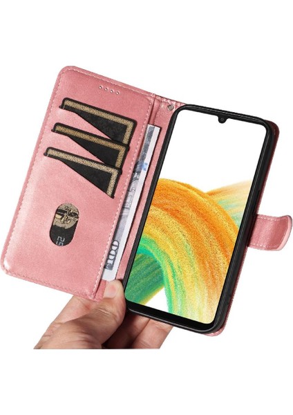 Samsung Galaxy A53 5g Için Filp Durumda Ayrılabilir Siyah Bilezik Preslenmiş Pu (Yurt Dışından) modelleri