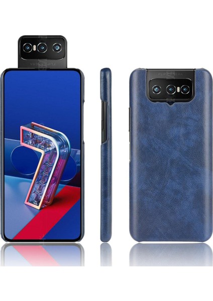 Asus Zenfone 7 Için Retro Kılıf/asus Zenfone 7 Pro Lychee Desen Retro Anti (Yurt Dışından)