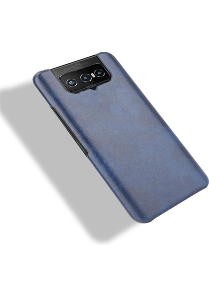 Asus Zenfone 7 Için Retro Kılıf/asus Zenfone 7 Pro Lychee Desen Retro Anti (Yurt Dışından)