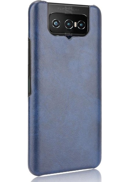 Asus Zenfone 7 Için Retro Kılıf/asus Zenfone 7 Pro Lychee Desen Retro Anti (Yurt Dışından)