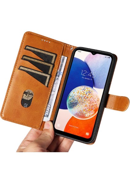 Samsung Galaxy A25 Için Filp Durumda 5g Cüzdan Telefon Kılıfı Preslenmiş Pu Deri (Yurt Dışından) indirimleri