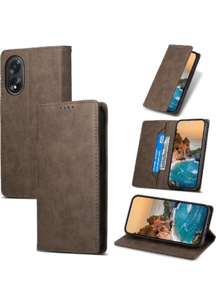 Oppo A38 4g Tpu Kart Yuvası Iş Rahat Kickstand Için Flip Case (Yurt Dışından) fiyatları
