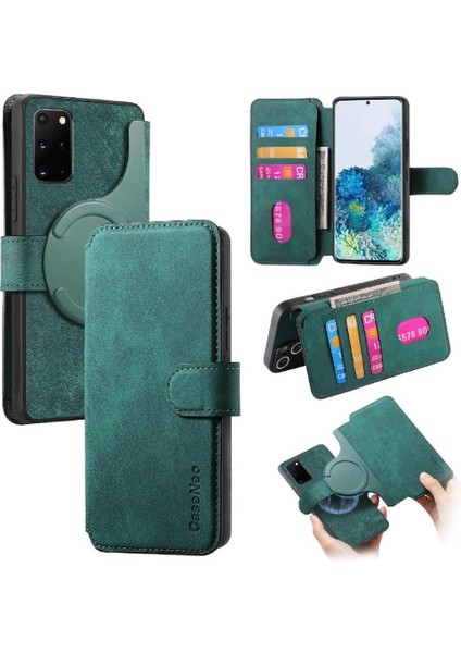 Samsung Galaxy S20 Artı Retro Mıknatıs Koruyucu Malzeme Kartı Için Flip Case (Yurt Dışından)