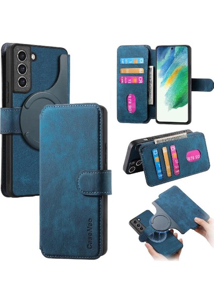 Samsung Galaxy S21 Fe Için Flip Case Kart Standı Cüzdan Retro Mıknatıs (Yurt Dışından)