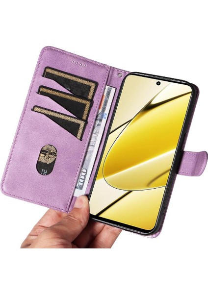 Kredi Kartı Yuvası Siyah ile Realmecredit 5g Cüzdan Telefon Kılıfı Için Filp Durumda (Yurt Dışından)