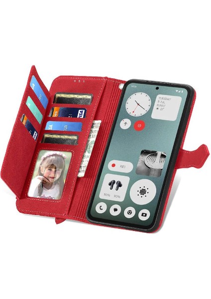 Nothing Kılıf Cmf Telefon 1 Çoklu Kart Yuvası Cüzdan Iş Çevirme Fermuar (Yurt Dışından)