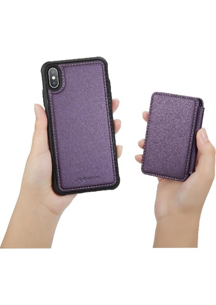 IPhone X/xs Manyetik 2 Için Kılıf 1 Işlevsellik Ayrılabilir Cüzdan (Yurt Dışından)
