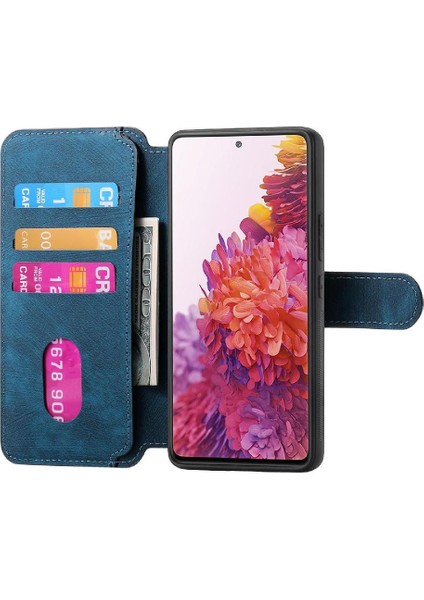 Samsung Galaxy S20 Fe Için Flip Case Kart Standı Retro Mıknatıs Koruyucu (Yurt Dışından)