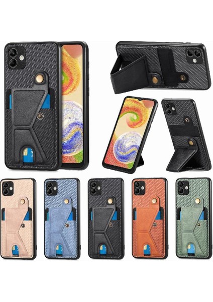 Samsung Galaxy A04 4g Manyetik Tasarım Standı Fonksiyonu Braketi (Yurt Dışından)