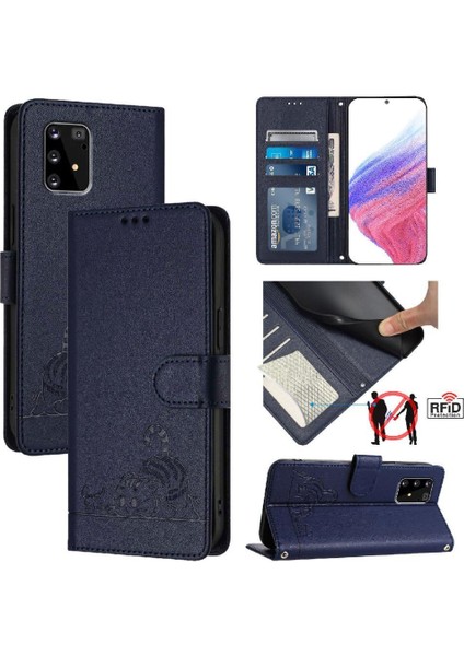 Samsung Galaxy A91/M80S Kart Yuvası Tutucu Kickstand Cüzdan Flip (Yurt Dışından)