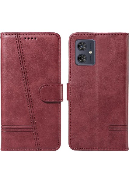 Motorola Moto G54 5g Ayrılabilir Siyah Bilezik Için Filp Durumda Preslenmiş Pu (Yurt Dışından) indirimleri