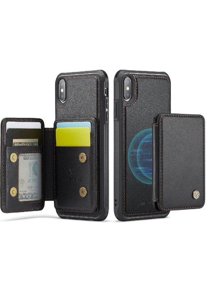 IPhone X/xs Manyetik 2 Için Kılıf 1 Işlevsellik Ayrılabilir Cüzdan (Yurt Dışından)