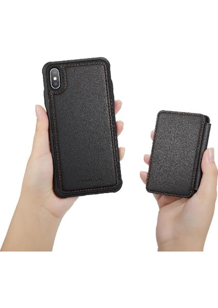 IPhone X/xs Manyetik 2 Için Kılıf 1 Işlevsellik Ayrılabilir Cüzdan (Yurt Dışından)