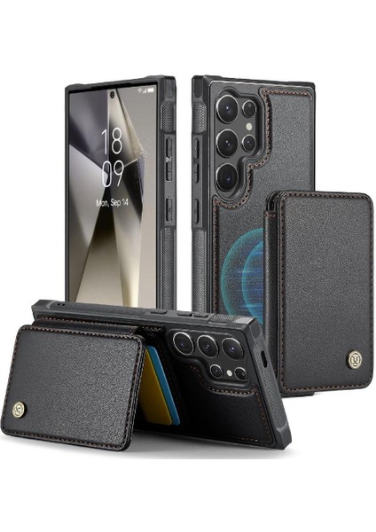 Samsung Galaxy S24 Ultra Rfıd Engelleme Ayrılabilir Cüzdan Standı (Yurt Dışından) fiyatları