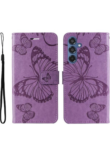 Kart Yuvası Standı ile Samsung Galaxy M35 Için Kılıf Kickstand Manyetik Çevirin (Yurt Dışından)