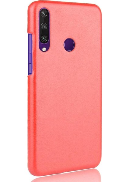 Huawei Y6P Lychee Desen Uyumluluk Retro Anti Scratch Için Retro Kılıf (Yurt Dışından) modelleri