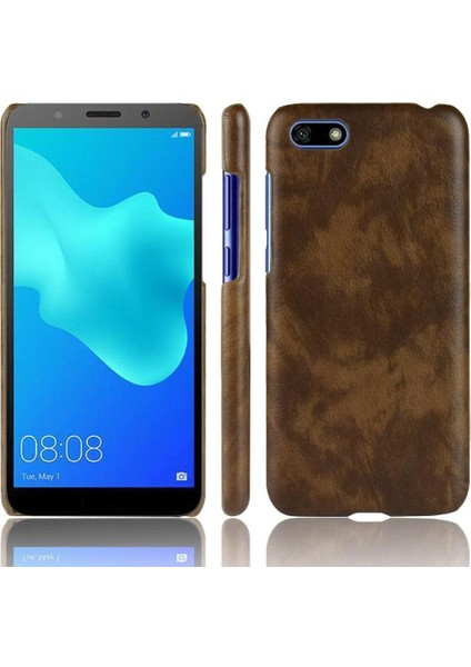 Huawei Y5 Başbakan 2018 Için Retro Kılıf/onur 7A Lychee Desen Koruyucu (Yurt Dışından)