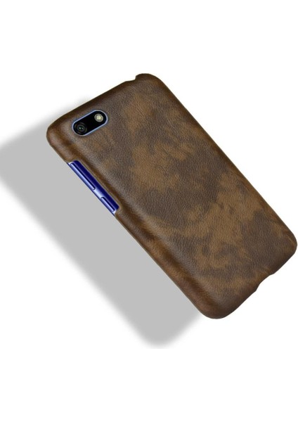 Huawei Y5 Başbakan 2018 Için Retro Kılıf/onur 7A Lychee Desen Koruyucu (Yurt Dışından) modelleri