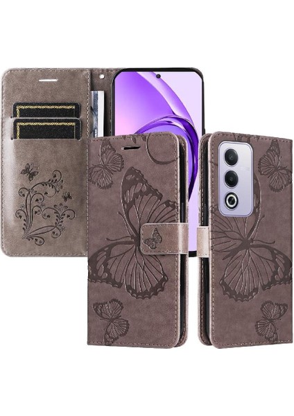 Kart Yuvası Standı Flip Kickstand ile Oppo A3 Pro 5g Pu Deri Için Kılıf (Yurt Dışından)