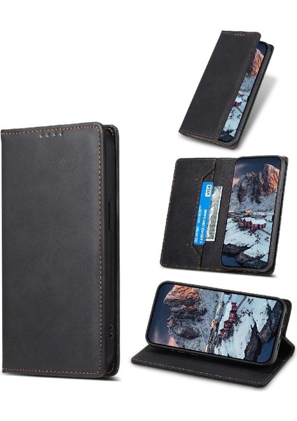 Realme 12 5g Tpu Darbeye Kickstand Iş Rahat Kart Için Flip Case (Yurt Dışından)