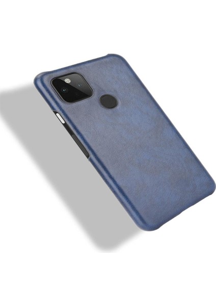 Google Piksel 5 Lychee Desen Retro Koruyucu Kapak Için Retro Kılıf Anti (Yurt Dışından)