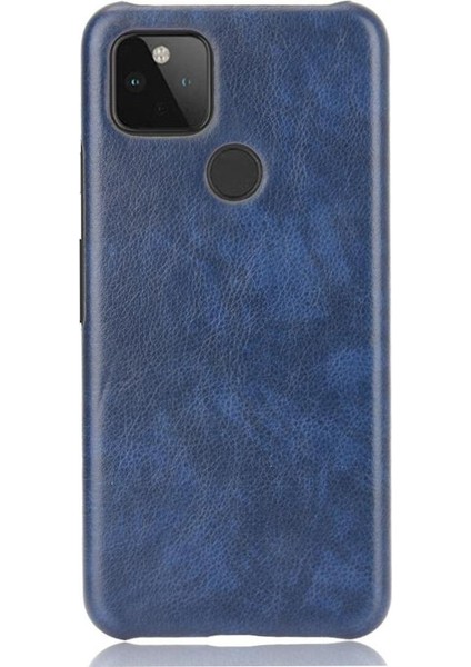 Google Piksel 5 Lychee Desen Retro Koruyucu Kapak Için Retro Kılıf Anti (Yurt Dışından)