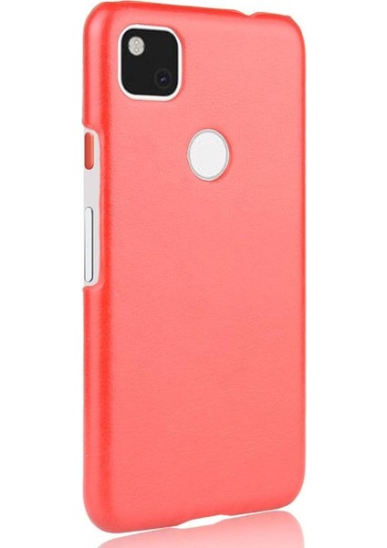Google Piksel 4A Retro Koruyucu Kapak Lychee Desen Anti Için Retro Kılıf (Yurt Dışından) modelleri