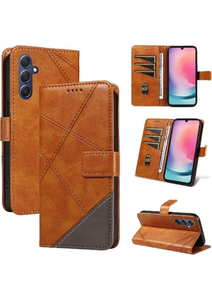 Samsung Galaxy A24 4g Için Flip Case ve Kart Yuvası Yüksek Kaliteli Deri (Yurt Dışından)