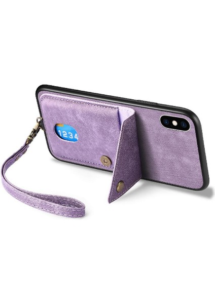 IPhone X/xs Kart Yuvası Çok Fonksiyonlu Ayrılabilir Kordon Prim (Yurt Dışından)