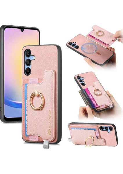 Samsung Galaxy A25 Manyetik Halka Standı Tutucu Magsafe Uyumlu (Yurt Dışından)