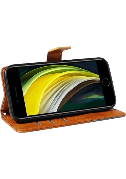 Elmas Dikiş ve Kart Yuvası Yüksek Kalite ile IPhone 7/8 Için Flip Case (Yurt Dışından)