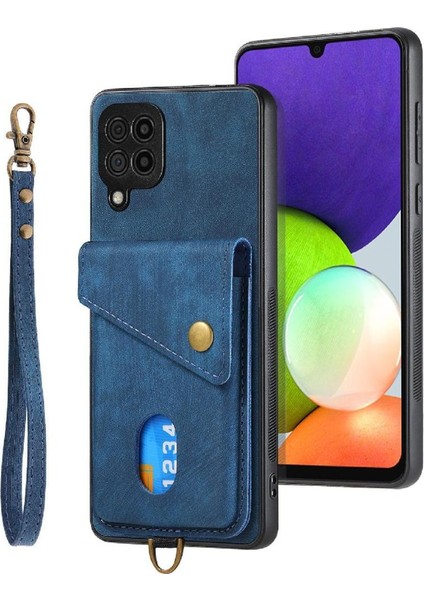 Samsung Galaxy A22 4g Kart Yuvası Çok Fonksiyonlu Manyetik Kapatma (Yurt Dışından)