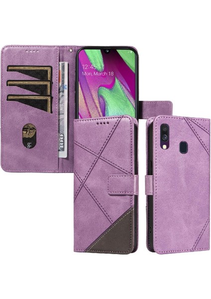 Samsung Galaxy A40 ve Elmas ile Kart Yuvası Yüksek Kalite Için Flip Case (Yurt Dışından) modelleri