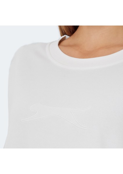 VIKENTI SW Kadın Oversize Sweatshirt Beyaz fırsatları