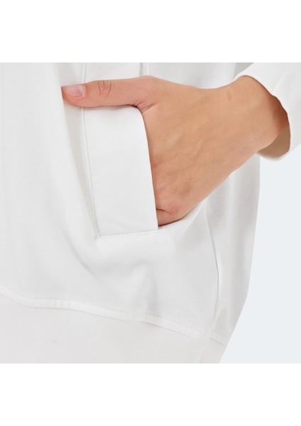 VIKENTI SW Kadın Oversize Sweatshirt Beyaz indirimleri