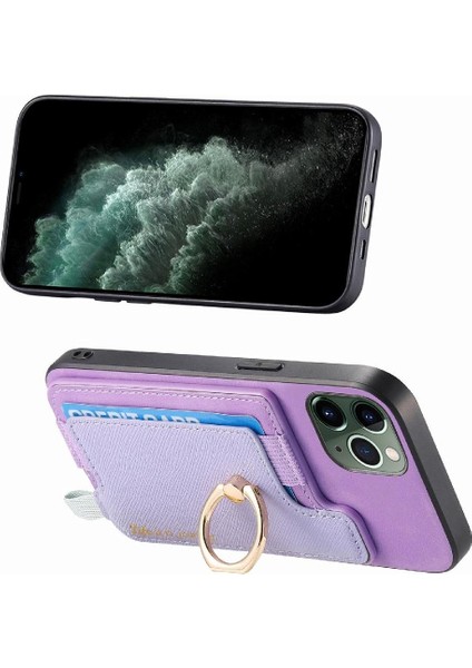 IPhone 11 Için Kılıf Pro Max Manyetik Magsafe Uyumlu Halka Standı Tutucu (Yurt Dışından)