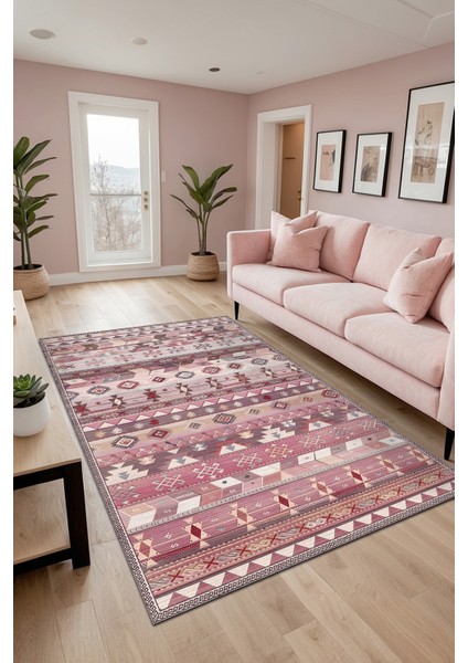 Sanes Şönil Pamuk Tabanlı Salon Halısı Kaymaz Yıkanabilir Çevre, Hayvan Dostu